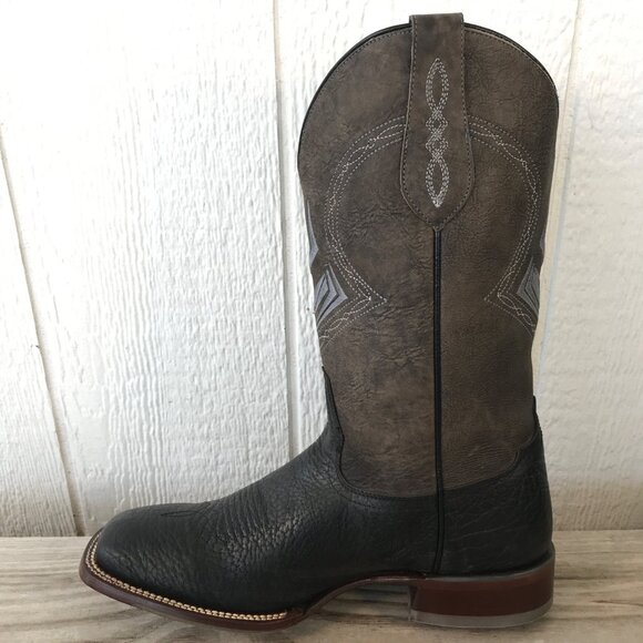 Cody James Bull Shoulder Mens Black Gray Leather Western Boots Mens 9 D BBH4 - Picture 11 of 13